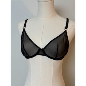 Marie Mur Sheer Mesh Underwire Bra – 34C – Like New, Minimalist Lingerie